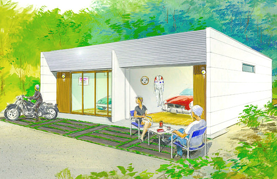 ガレージハウス・ガレージの設計・建設